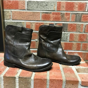 Frye Paige Short Riding boot - Dark Brown Sz 8.5